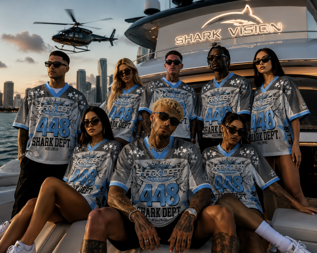 Shark Dept. 448 Ascension Mesh Jersey – Blue/Grey (Limited Edition)